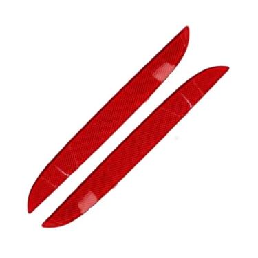 Imagem de Luz de para-choque traseiro de carro para série 1 para F21 2015 2016 Par de adesivos refletores de para-choque traseiro esquerdo e direito 63147363787 631473637878