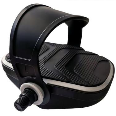 Imagem de YBEKI Pedais de bicicleta ergométrica com alças para bicicleta giratória e todas as bicicletas com bicicleta ergométrica interna de 9/40.6 cm