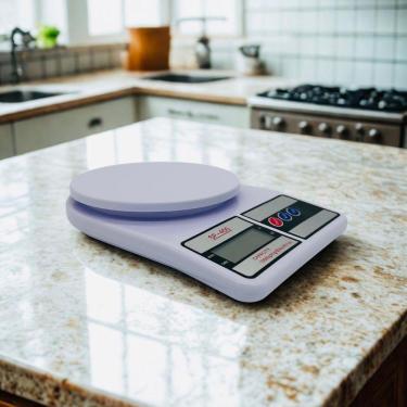Imagem de Balança De Cozinha Digital 10kg Com Função Tara – Precisão Para Alimentos E Receitas