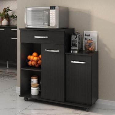 Imagem de Armário De Cozinha Balcão Multiuso Para Microondas Multimóveis Mpf2189