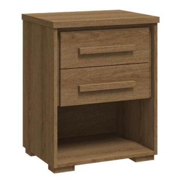 Imagem de Mesa de Cabeceira com 2 Gavetas Angra Rimo - Móveis Rimo, Jequitibá