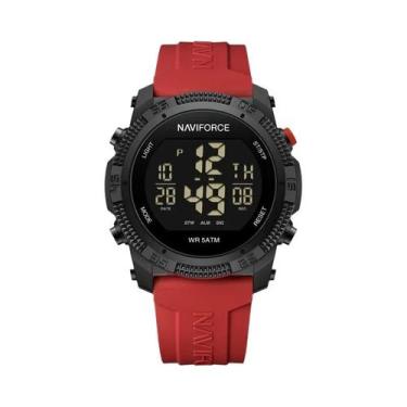 Imagem de Relógio De Luxo Masculino Naviforce 7104 Resistente À Água Com Pulseir