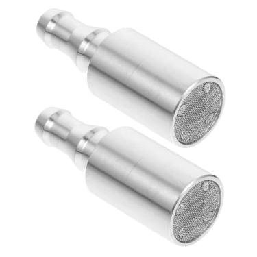 Imagem de Gadpiparty 2 peças de tubo de bomba de água tubo de aço inoxidável filtro cabeça bebedouro mangueira acessório