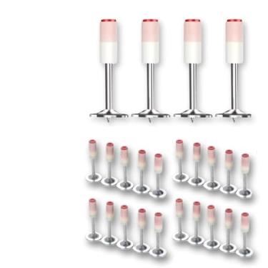 Imagem de Kit com 250 Pregos de Impacto 27mm para Fixação Profissional e Doméstica - Alta Resistência para Drywall, Madeira e Concreto (Unha)