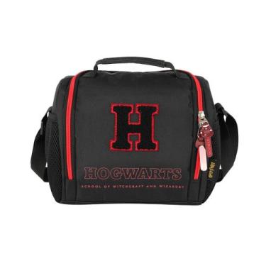 Imagem de Lancheira Harry Potter Térmica Meninos Teen Passeio Escolar, Preto