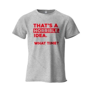 Imagem de Camiseta Gráfica Engraçada Oversized Para Homens E Mulheres 100% Algod