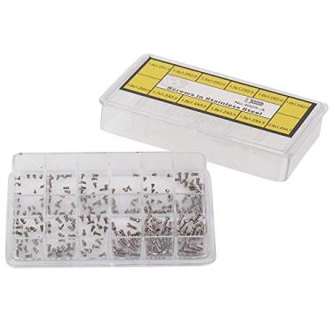 Imagem de Generic Conjunto de Parafusos Traseiros de Relógio de Aço Inoxidável, Ferramenta de Reparo de 12 Tamanhos para Fabricantes de Relógios, Caixa de Armazenamento Portátil (4023)