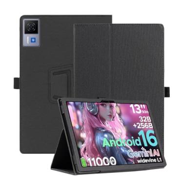 Imagem de Capa para tablet DOOGEE U13 de 13 polegadas, capa de proteção para tablet NOUKAJU com suporte dobrável com suporte para lápis e alça de pulso, resistente a quedas, capa de proteção para DOOGEE U13