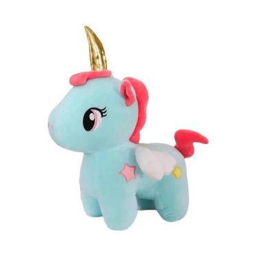 Imagem de Brinquedo De Pelúcia De Unicórnio Macio Para Meninas, Almofada De Dorm