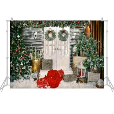 Imagem de Cenários de Natal para fotografia, cenários de Natal, 2,1 x 1,5 m, 7 x 1,5 m, pano de fundo para fotografia de Natal, adereços de estúdio fotográfico para o Natal