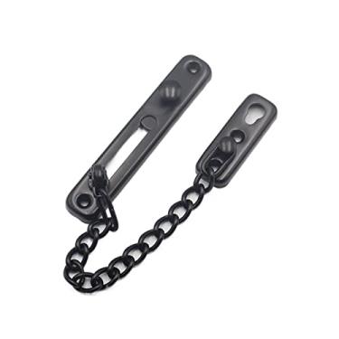 Imagem de Cadeado de corrente de porta de aço inoxidável, mola de proteção de corrente de segurança, prensa anti-roubo, trava de polimento de alta resistência, parafuso de proteção, acessórios. Porta (Cor