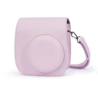 Imagem de Capa protetora para câmera Phetium Instant mini 12 Pink Leather