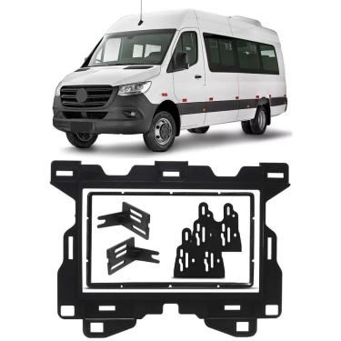 Imagem de Moldura Painel 2 Din 7 Polegadas Mercedes Benz Sprinter 2020