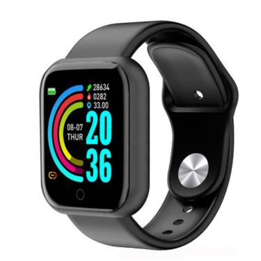 Imagem de Relogio Intelig Smartwatch D20 Bluetooth IOS e Android Pt
