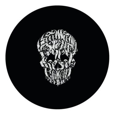 Imagem de Capa De Estepe Ecosport Aircross Crossfox Caveira Escrita