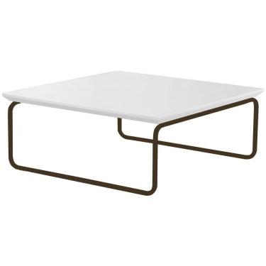 Imagem de Mesa De Centro Munique Off White Base Em Metal Café