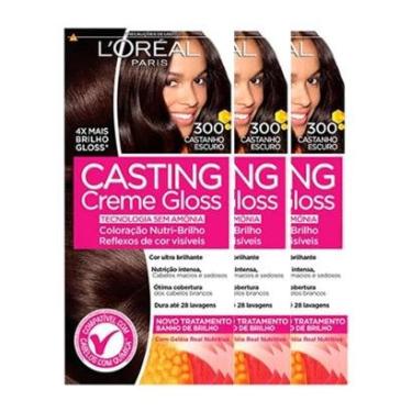 Imagem de L'Oréal Paris Coloração Casting Creme Gloss Kit - 300 Castanho Escuro Kit-Unissex
