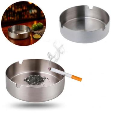 Imagem de Cinzeiro de Mesa Inox 12cm Ideal para Bares e Restaurantes - Chinatown