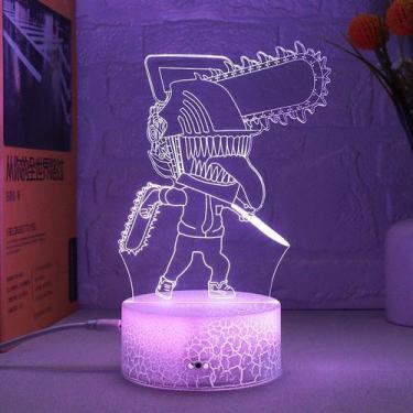 Imagem de Motosserra 3D Night Light Man Power Denji com controle remoto - Taiyua