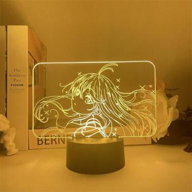 Imagem de Luz noturna 3D USB Electric Wave para menina e menino - taiyuanketanma