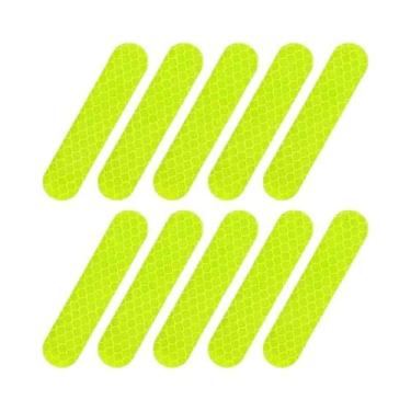 Imagem de Adesivos Refletivos De Segurança Noturna Para Capacete De Moto, Carro,