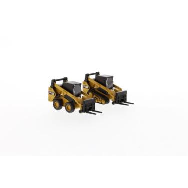Imagem de Miniaturas Mini Carregadeira Cat  272D2 & 297D2 1/64, Amarelo