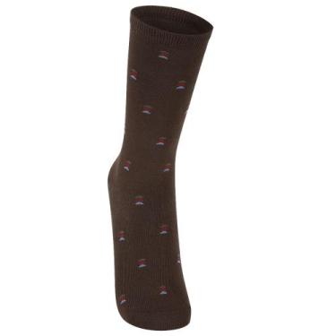 Imagem de Meia Lupo Estampada 1215-125, Cafe, 37-44