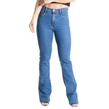 Imagem de Calça Jeans Sawary Boot Cut - 280452 - Azul medio 40, Azul, 40