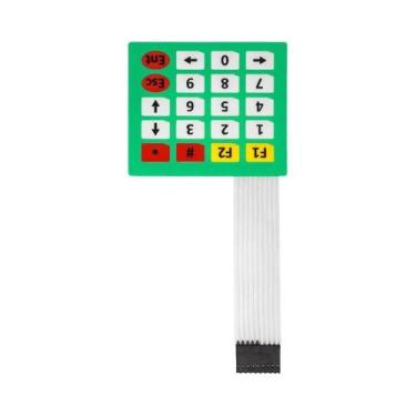 Imagem de Teclado De Membrana Matricial 4x4 Com Interruptor 1x4 3x4 4x4 4*5 Para