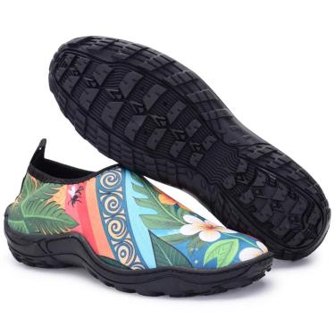 Imagem de Sapatilha Aquática Feminina AquaVibe Estampa Exclusiva Aventura Conforto e Versatilidade Em Ambiente-Feminino