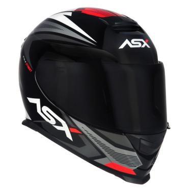 Imagem de Capacete Moto Asx Eagle Street Masculino Fechado Brilhante-Unissex