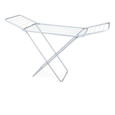 Imagem de Varal Mor de Chão c/ Abas Slim Dobrável Branco - 6105