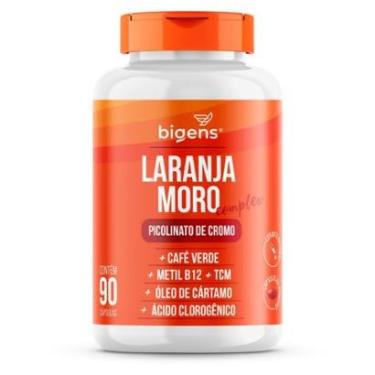 Imagem de Laranja Moro Complex Café Verde Cromo Cártamo Metil B12 Ácido Clorogênico 90 Cps - Bige...