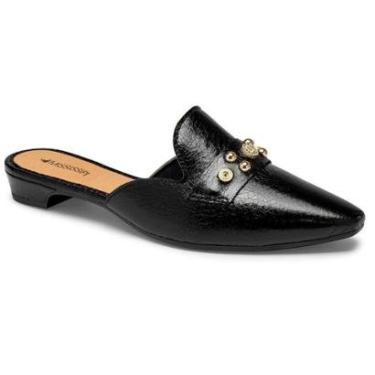 Imagem de Mule Bico Fino Mississipi ME231 Feminino - Preto-Feminino