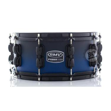 Imagem de Caixa RMV FiberTech Blue Black Fade 14x6 Casco Híbrido com Aros Inoxid