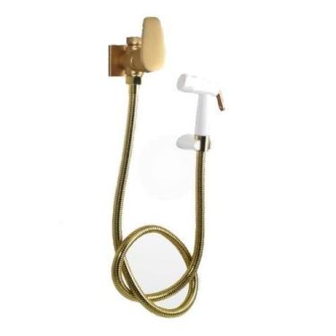 Imagem de Ducha Higiênica Led 1984.C76 Dourado Fosco com Derivação Perflex 10308