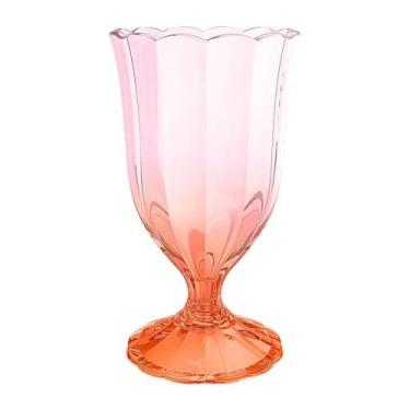 Imagem de Conjunto 6 Taças para Água/Vinho Peach 340ml em Vidro Haüskraft - Haus
