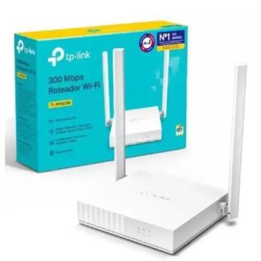 Imagem de Roteador Wireless N300 Tl-wr829n Tp-link Cor Branco Voltagem 100v/240v