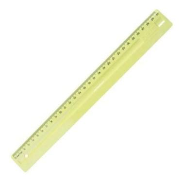 Imagem de Régua Plástica SERENA Cores Pastéis 30cm DELLO