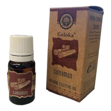 Imagem de Óleo Essencial Indiano Goloka Canela Puro Cinnamon 10 ml - Lua Mística