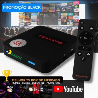 Imagem de Tv Box Smart com Netflix, Pluto Tv, Youtube Melhor TvBox do Mercado - 