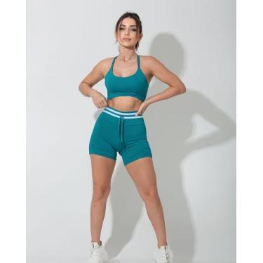 Imagem de Short Empina de academia - Afrofitness , Verde, M