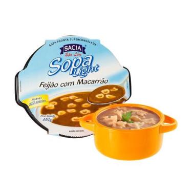 Imagem de Sopa de Feijão com Macarrão Light Sacia 450g