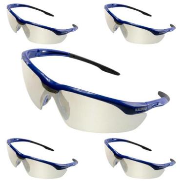 Imagem de Kit 5 Óculos de Proteção UV Espelhado Antirrisco Premium Veneza Kalips