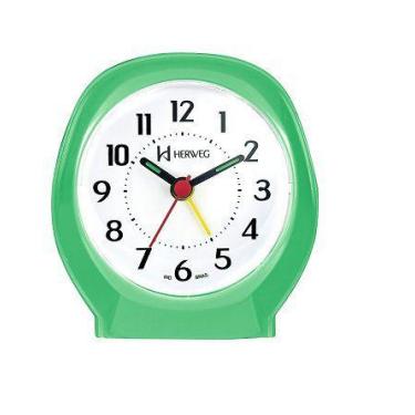 Imagem de Relógio Despertador Herweg Quartz 2634 283 Verde Menta