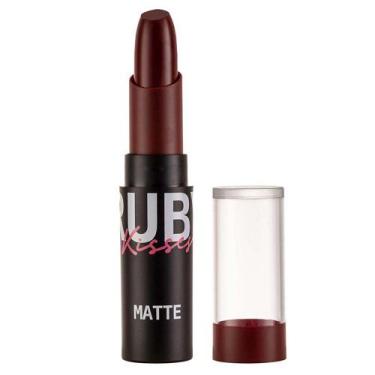 Imagem de Batom em Bala Ruby Kisses Matte, Sinful Red