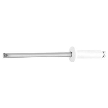 Imagem de Rebite de Fixação Rebite de Repuxo em Alumínio 3,2X8MM Branco Worker 100 Peças