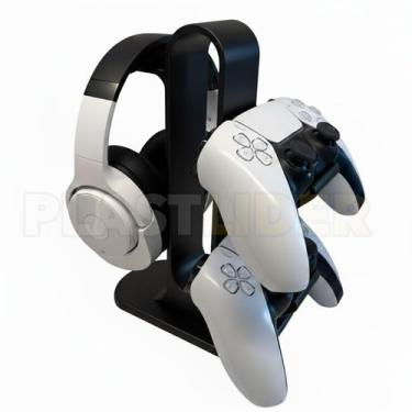 Imagem de Suporte de Controle e Headset Design Moderno para PS4, PS5 e Xbox - A1