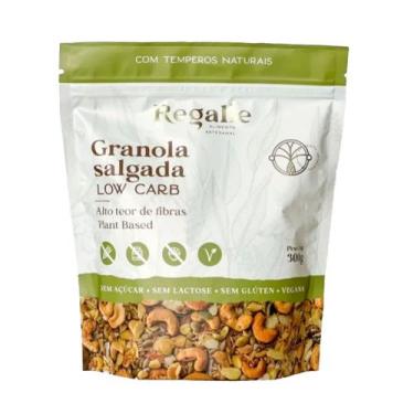 Imagem de Granola Salgada Low Carb Vegana Regalle 300g