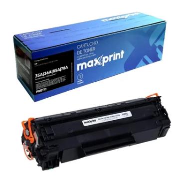 Imagem de Cartucho De Toner Maxprint Compatível Com Hp 35a/36a/85a/78a, Impressora Laser Jet P1002, P1003, P1004, P1005, P1006, P1009.